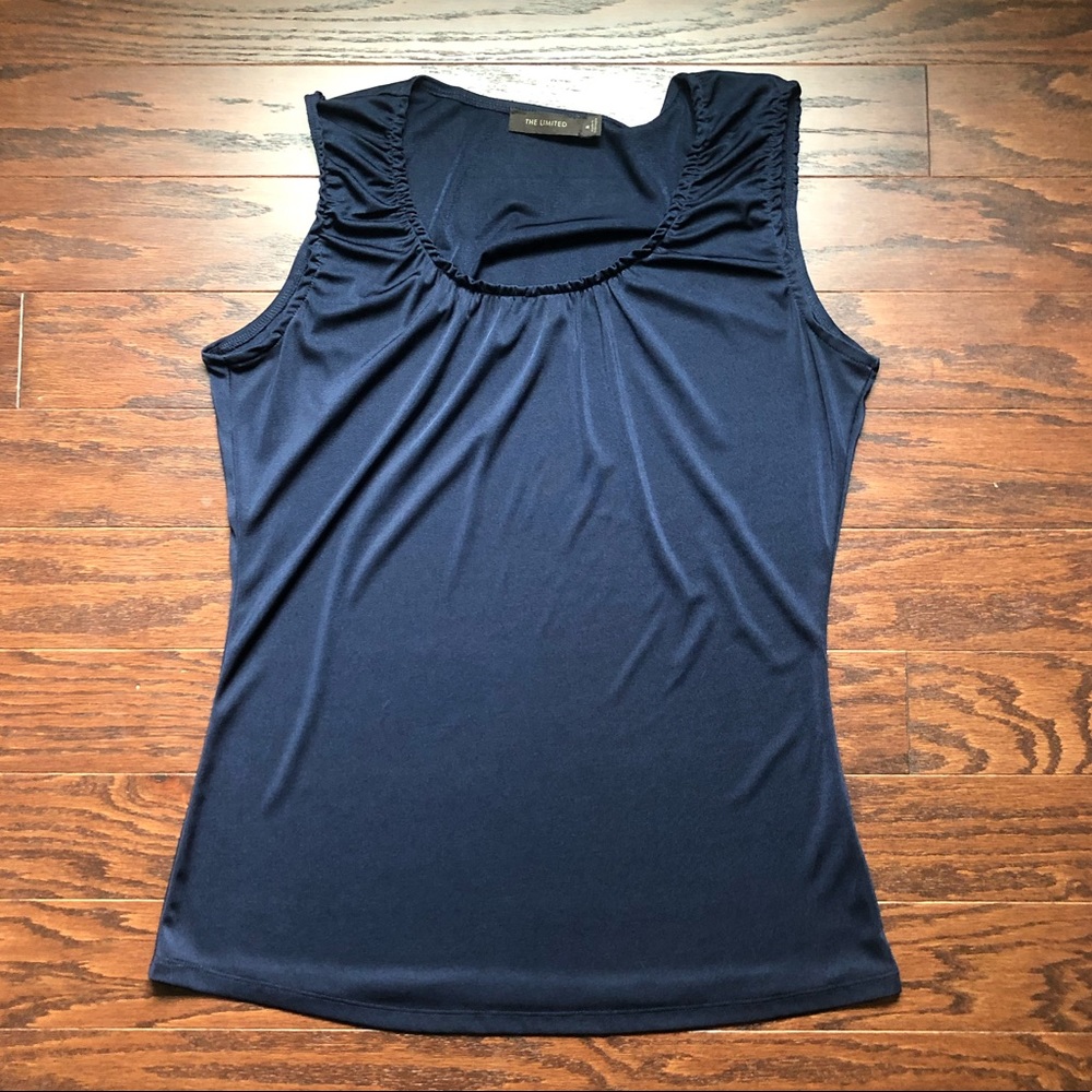 NWOT navy tank top